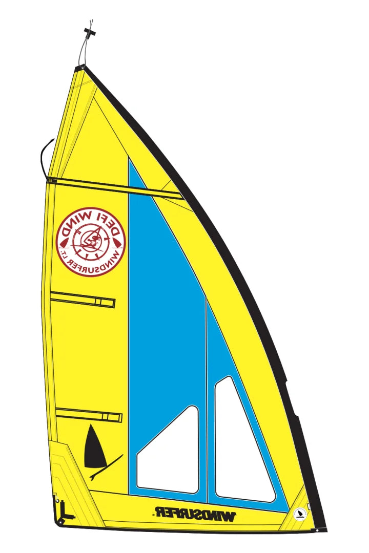 Windsurfer LT by Exocet Defi Wind Sail 5.0 Yellow Navy