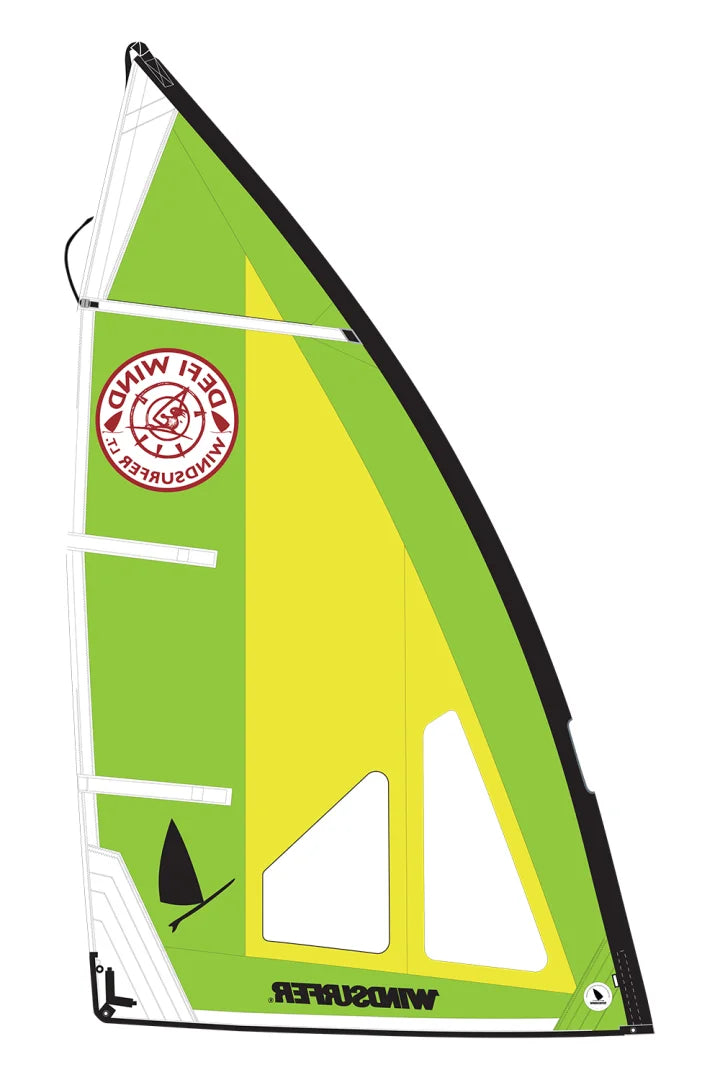 Windsurfer LT by Exocet Defi Wind Sail 5.7 Green Yellow