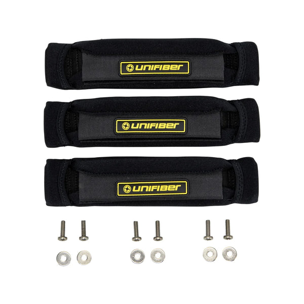 Neon Footstrap Set Yellow (3x) Incl. Srews & Washers