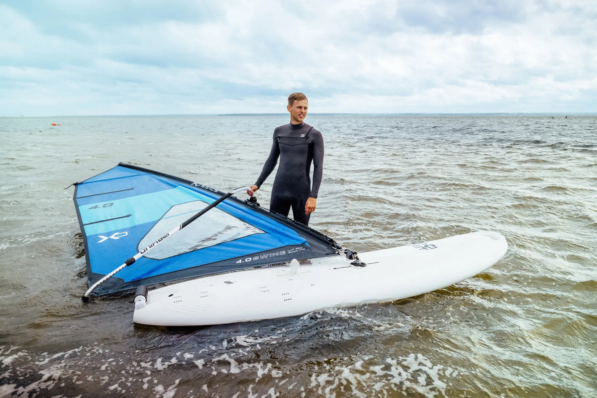 Swing Dacron Complete Rig EPX 2.5 -- in-water riding (3/3)