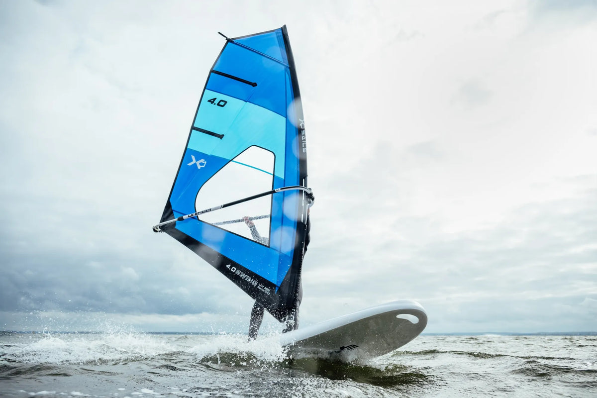 Swing Dacron Complete Rig EPX Compact 4.5 -- in-water riding (1/3)