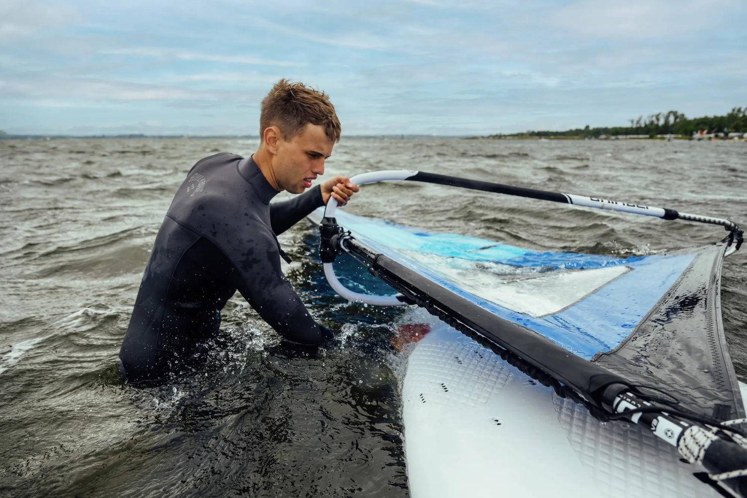Exocet windsurfer-lt-sails action