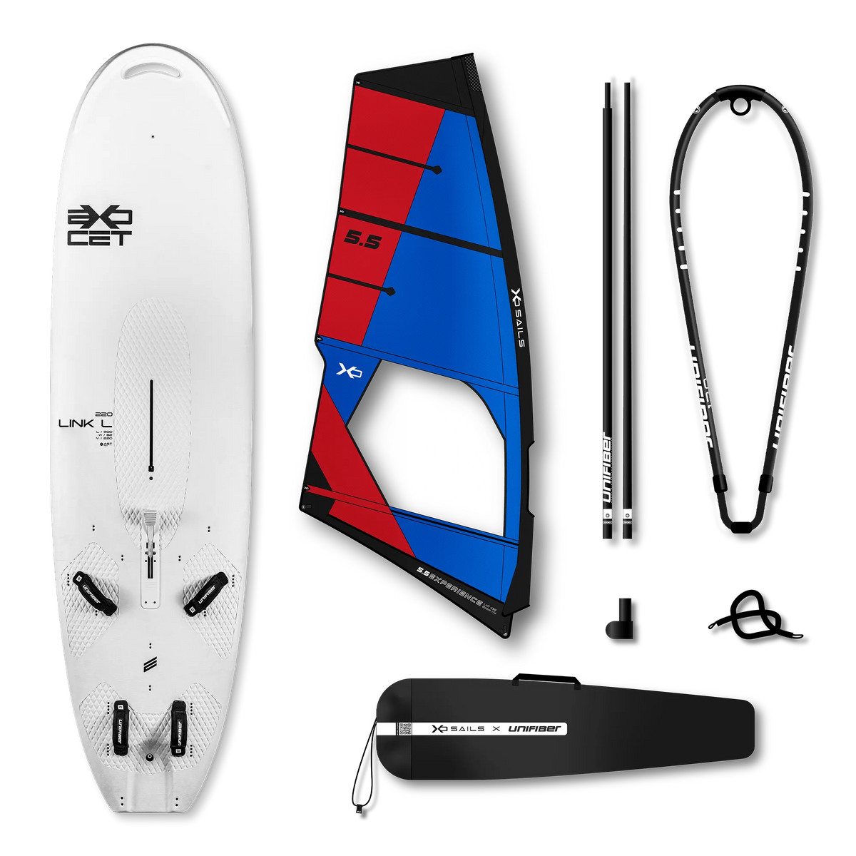 Link V5 AST M & XO Sails Experience TR Rig EPX 5.5