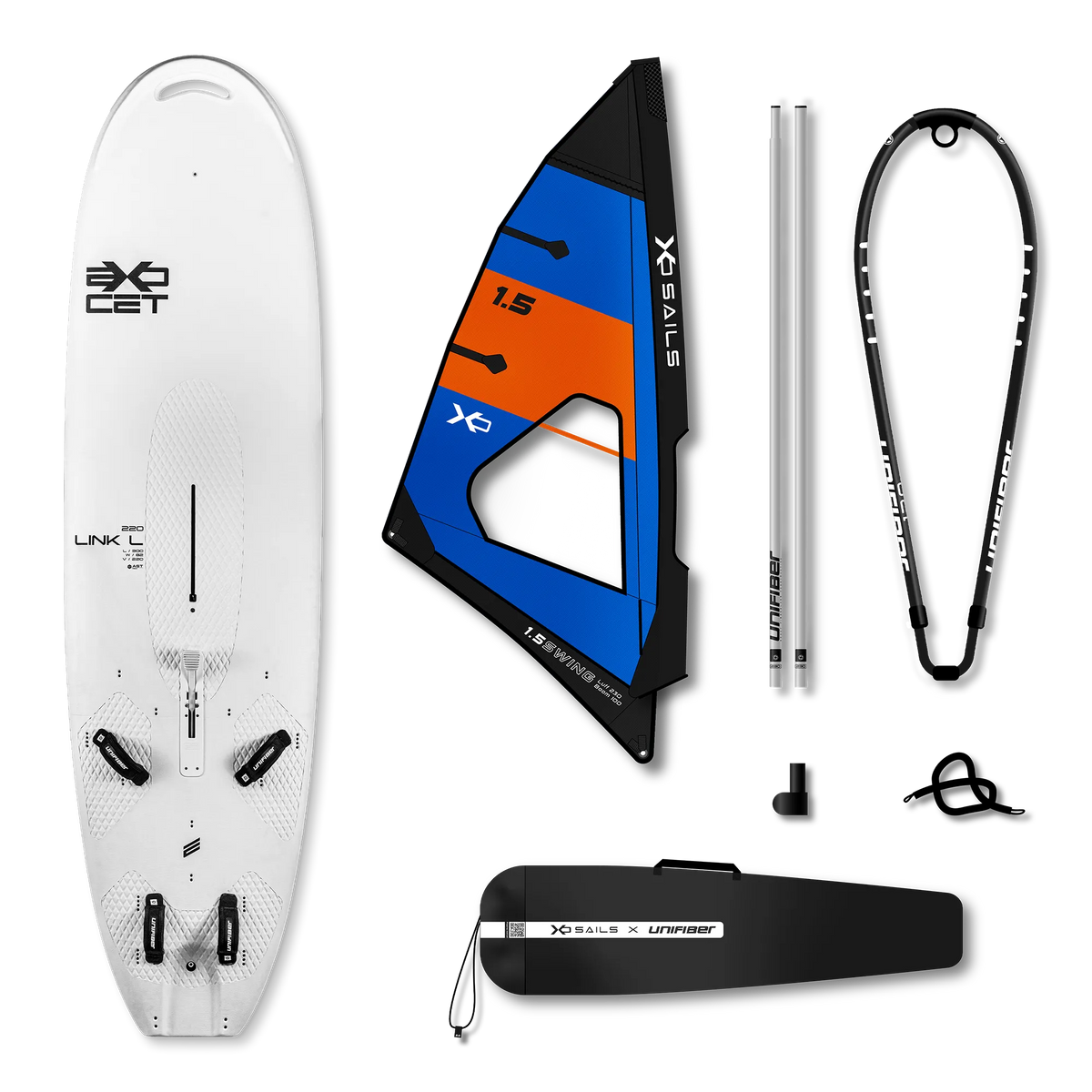 Link V5 AST M & XO Sails Swing Rig ALU 1.5