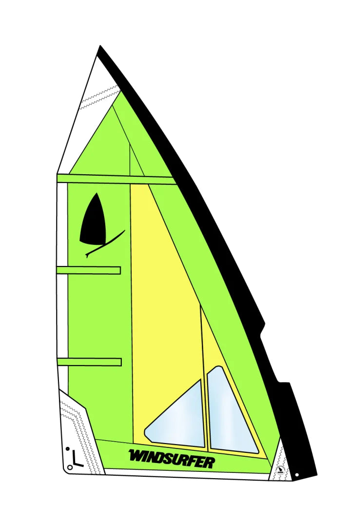 Windsurfer LT by Exocet Sail 5,7 Green/Yellow