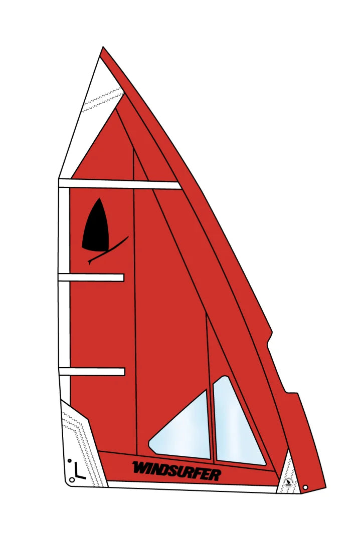 Windsurfer LT by Exocet Sail 5,7 Hot Red