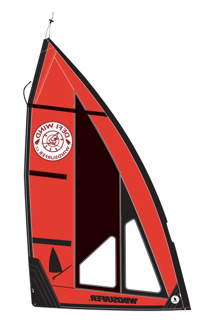 Windsurfer LT by Exocet Defi Wind Sail 5.7 Red Black