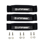 Neon Footstrap Set White (3x) Incl. Srews & Washers