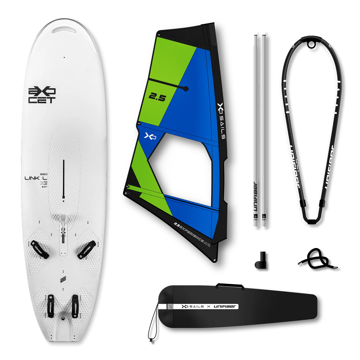 Link V5 AST L & XO Sails Experience TR Rig ALU 2.5