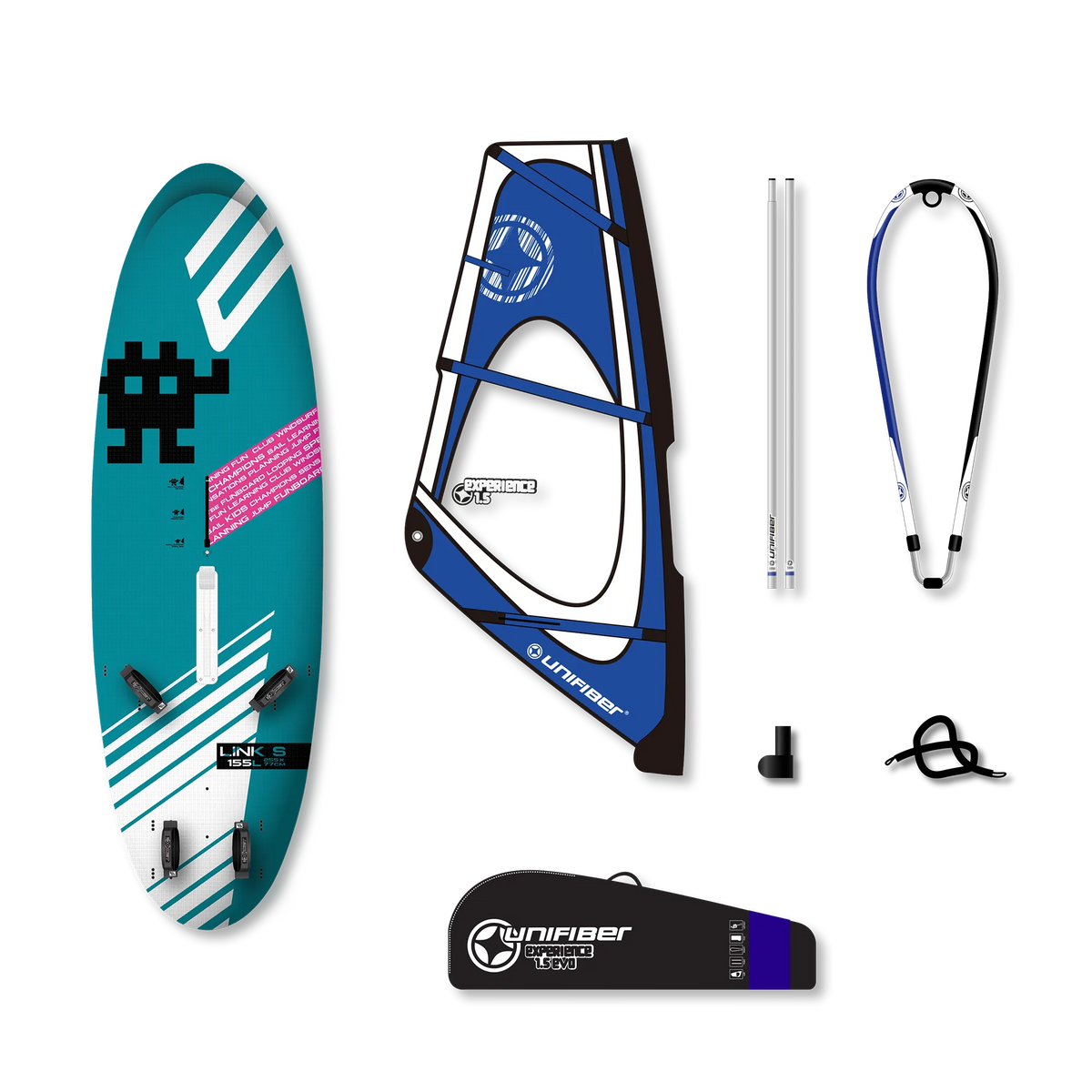 Link V4 AST S & Unifiber Experience EVO Dacron Rig 1.5