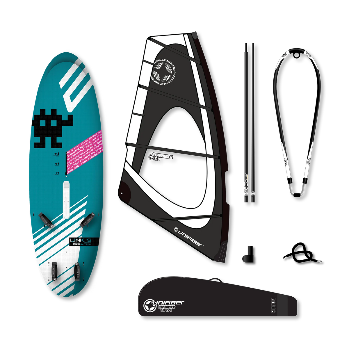 Link V4 AST S & Unifiber Experience EVO Dacron Rig 5.0