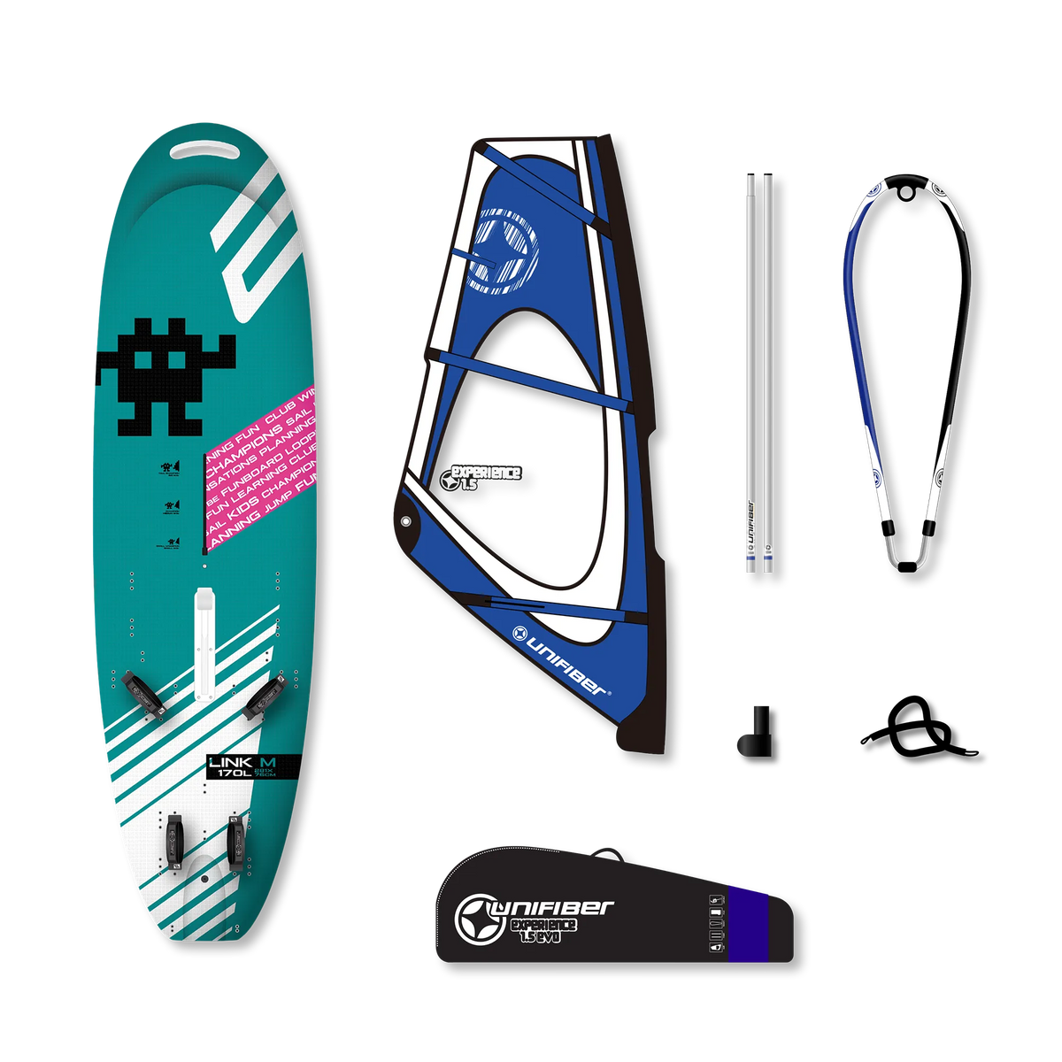 Link V4 AST M & Unifiber Experience EVO Dacron Rig 1.5
