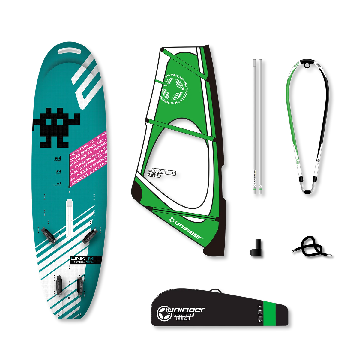 Link V4 AST M & Unifiber Experience EVO Dacron Rig 2.5