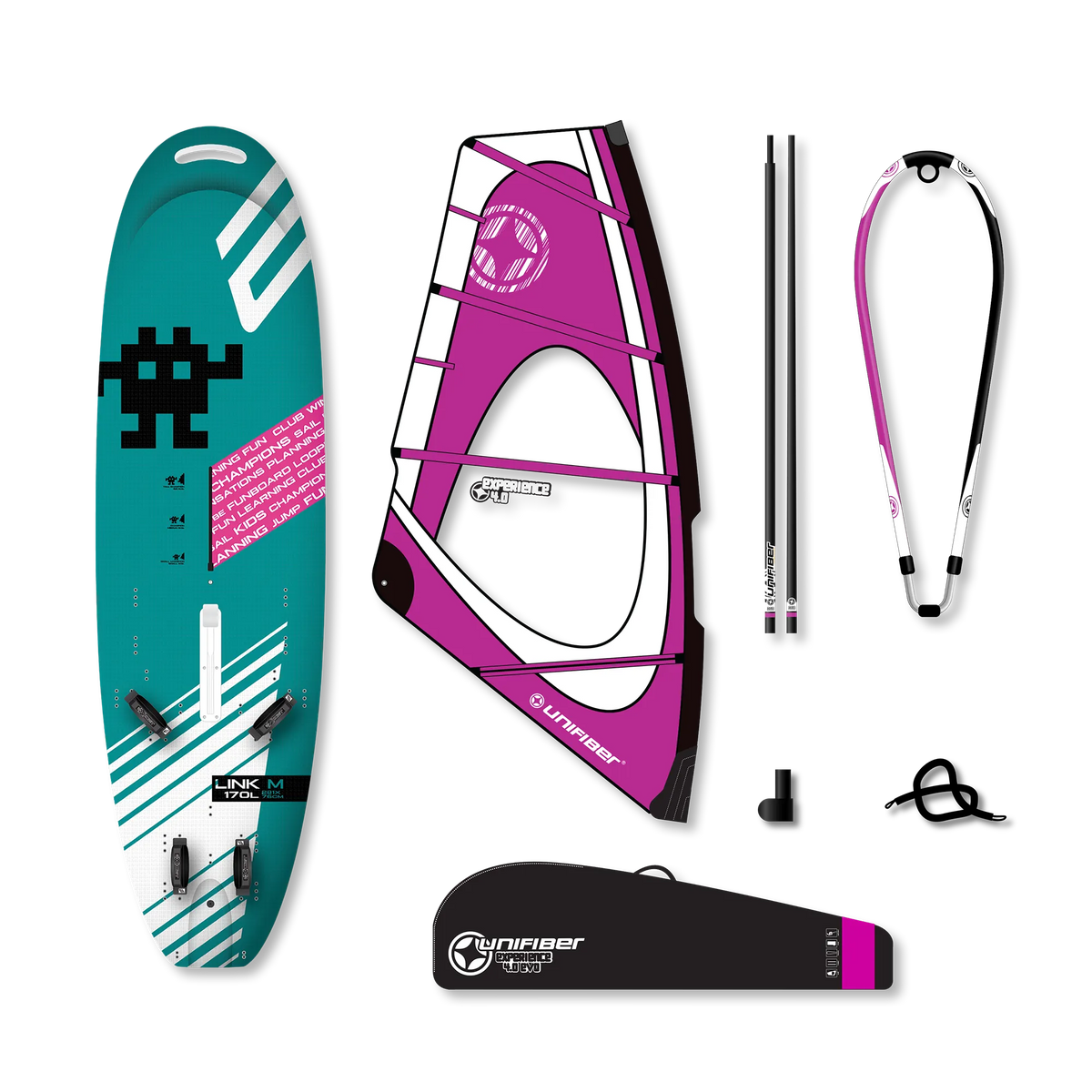 Link V4 AST M & Unifiber Experience EVO Dacron Rig 4.0