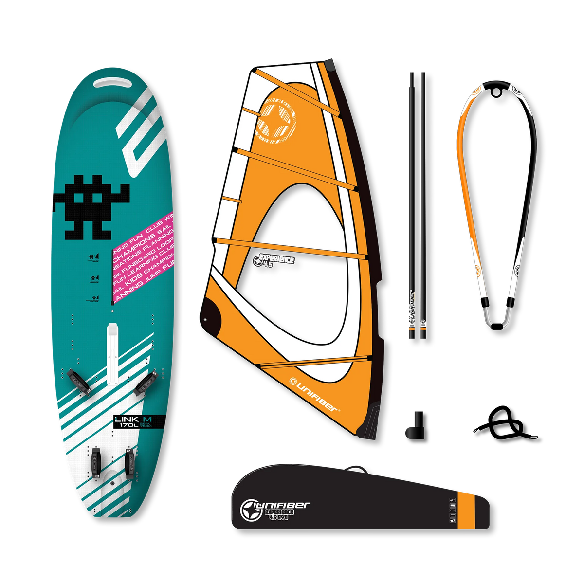 Link V4 AST M & Unifiber Experience EVO Dacron Rig 4.5