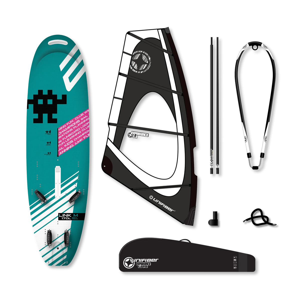 Link V4 AST M & Unifiber Experience EVO Dacron Rig 5.0