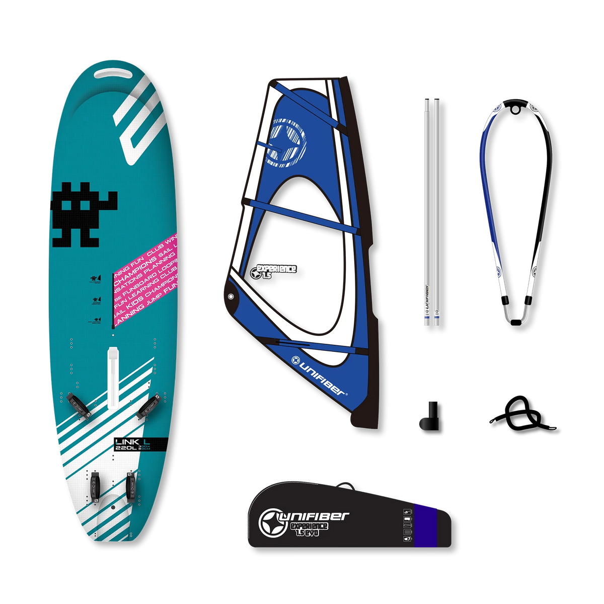 Link V4 AST L & Unifiber Experience EVO Dacron Rig 1.5