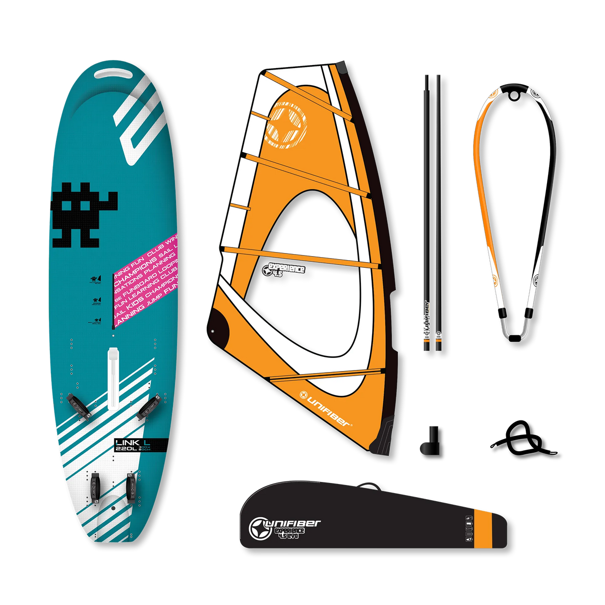 Link V4 AST L & Unifiber Experience EVO Dacron Rig 4.5