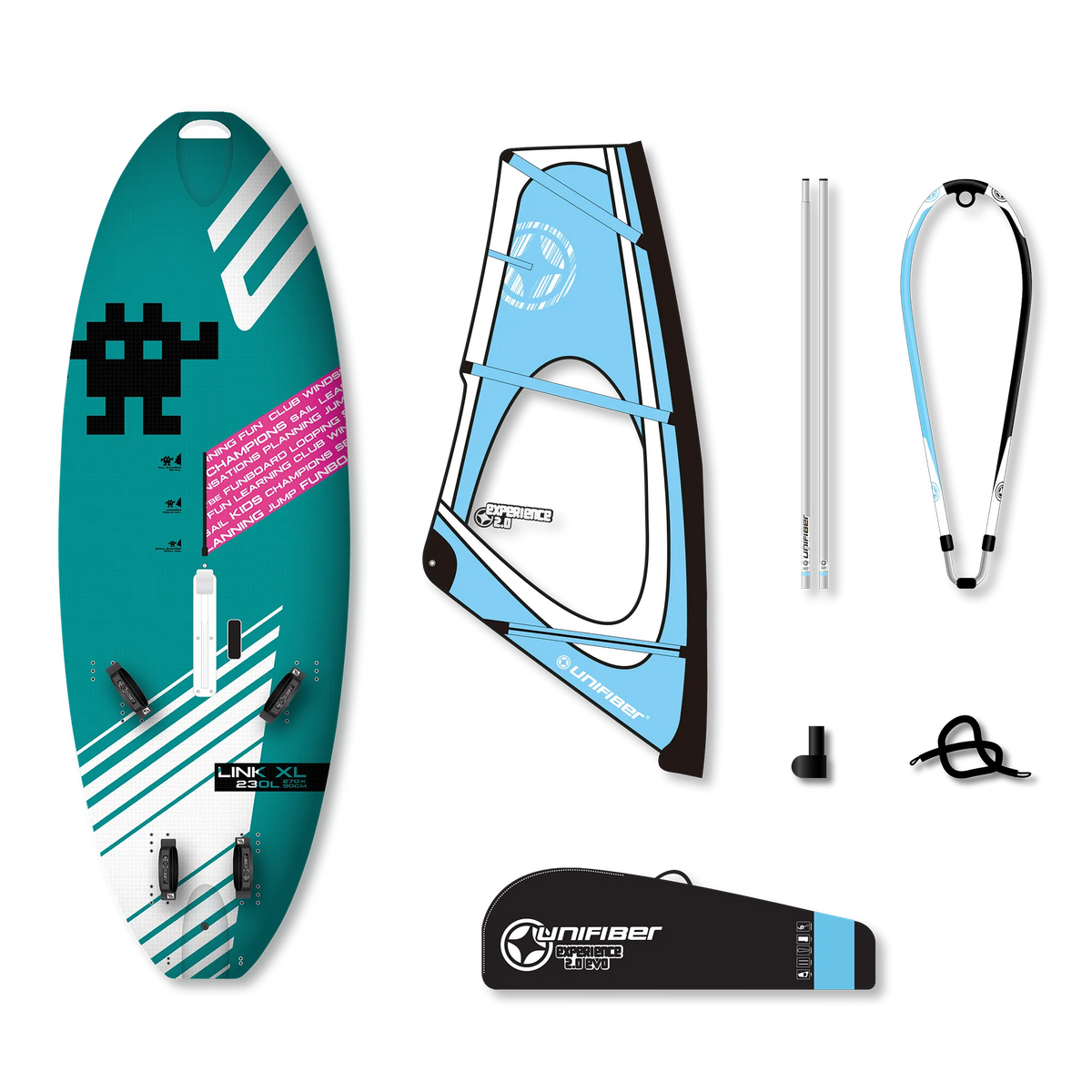 Link V4 AST XL & Unifiber Experience EVO Dacron Rig 2.0