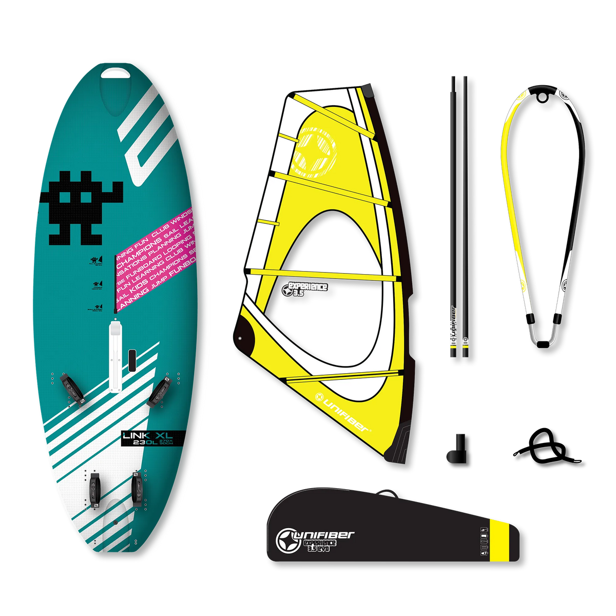 Link V4 AST XL & Unifiber Experience EVO Dacron Rig 3.5