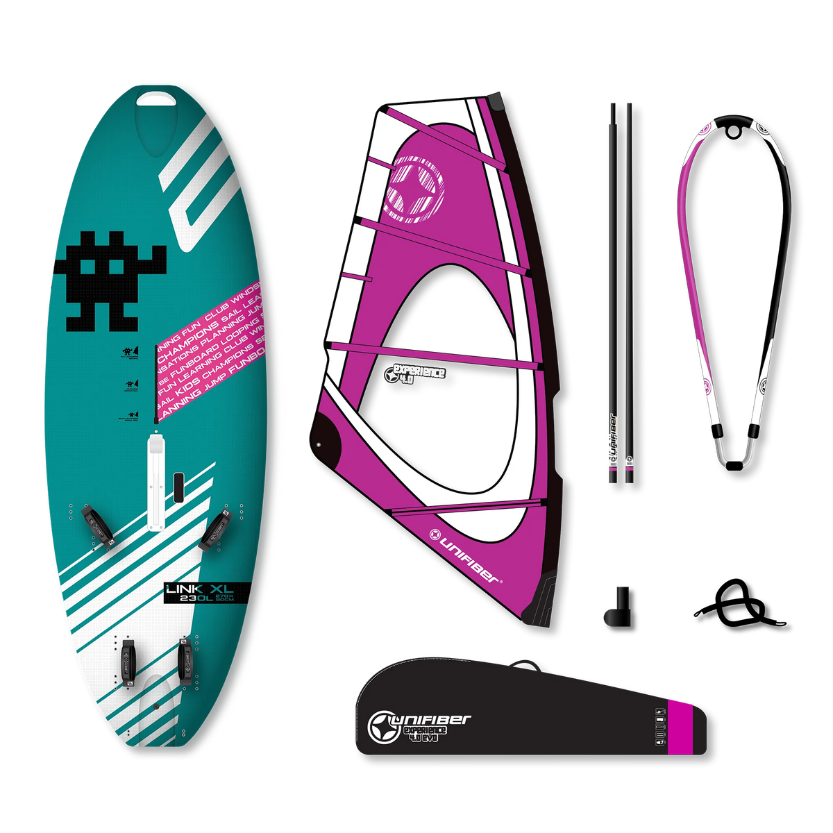 Link V4 AST XL & Unifiber Experience EVO Dacron Rig 4.0