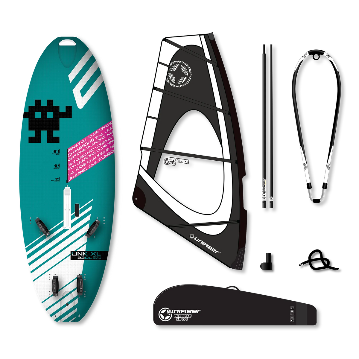 Link V4 AST XL & Unifiber Experience EVO Dacron Rig 5.0