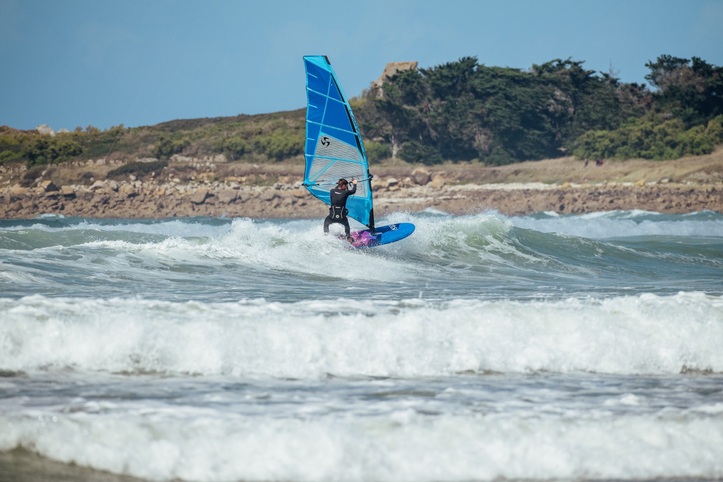 【wind板】海に映える青白ボード　windsurfing板　RRD Avantmove65 95Litter Tahe Beach 225 Windsurfing Packages