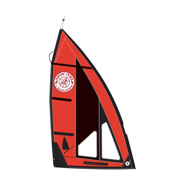 Windsurfer LT Sail — defi wind sail 5 0 red black