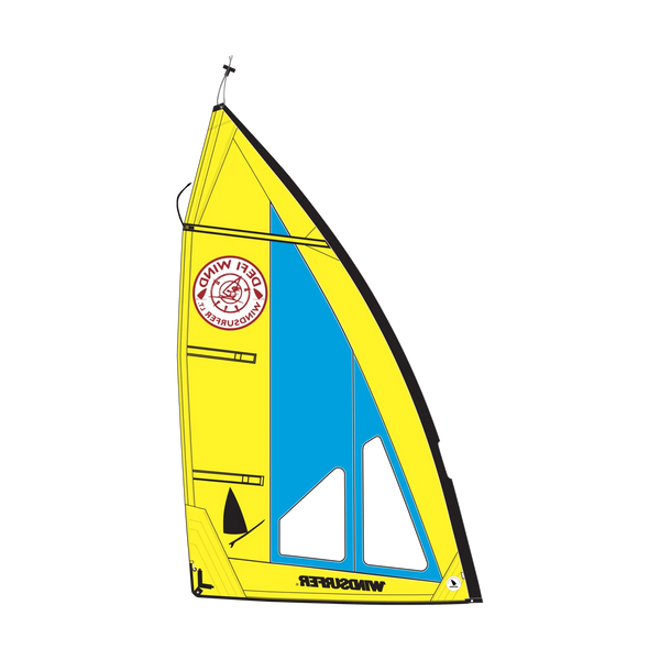 Windsurfer LT Sail — defi wind sail 5 0 yellow navy