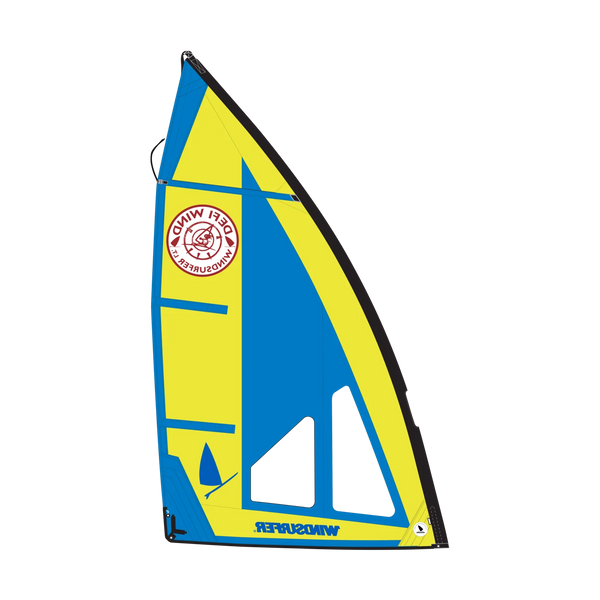 Windsurfer LT Sail — defi wind sail 5 7 blue yellow