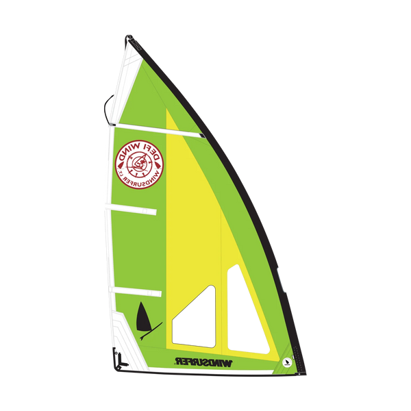 Windsurfer LT Sail — defi wind sail 5 7 green yellow