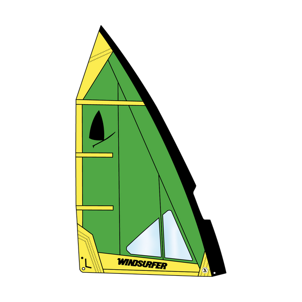 Windsurfer LT Sail — sail 5 7 green
