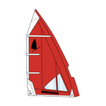 Windsurfer LT Sail — sail 5 7 hot red