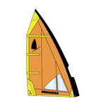 Windsurfer LT Sail — sail 5 7 orange