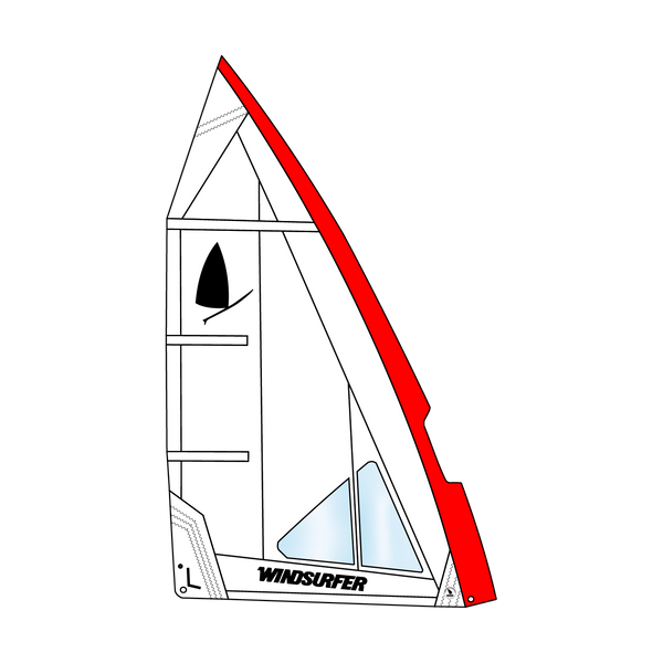 Windsurfer LT Sail — sail 5 7 white