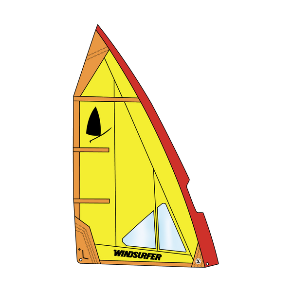 Windsurfer LT Sail — sail 5 7 yellow