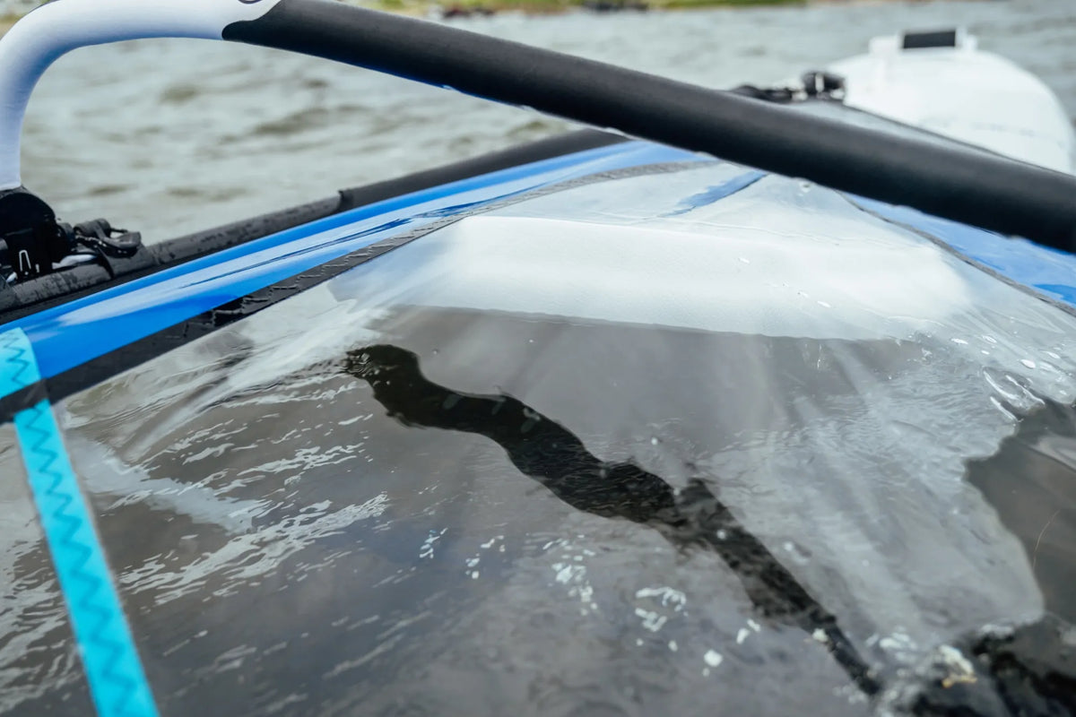 Swing Dacron Complete Rig EPX 5.0 -- in-water riding (3/3)